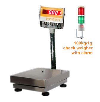 INCW3040-B601 60kg/1g Industry 300*400mm stainless steel platform Bench Scale With Alarm RS485 LED/LCD Display 220VAC